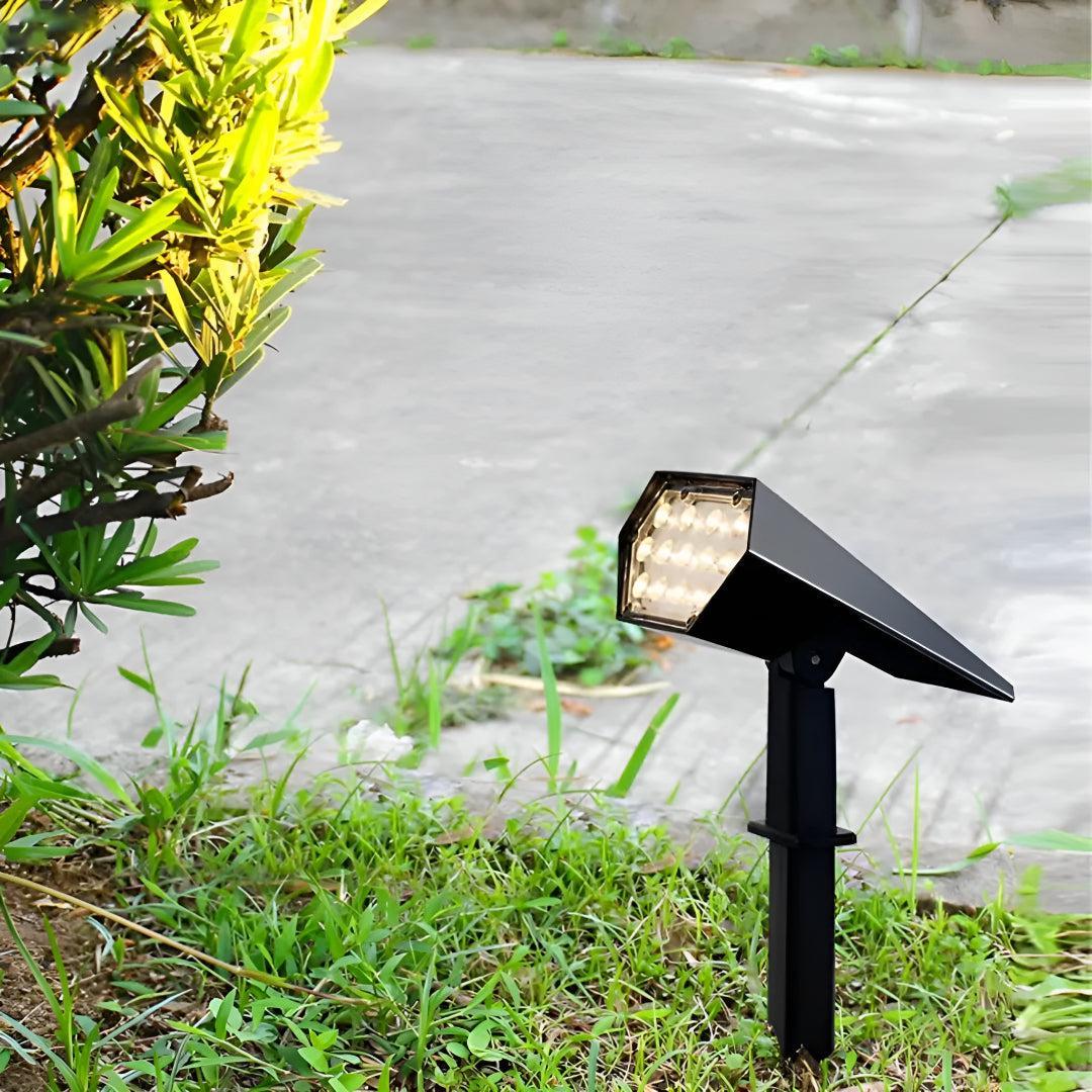 Luce Paesaggistica Solare da Esterno con Fari LED Regolabili