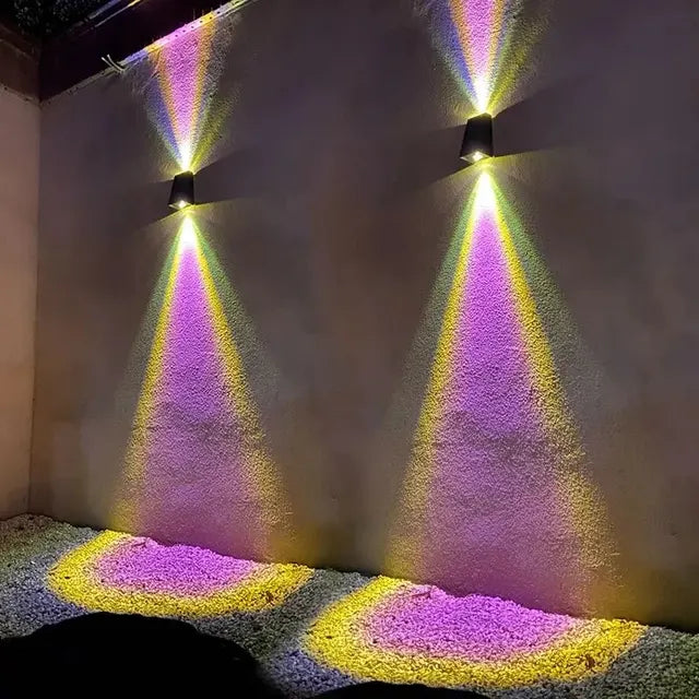 Luci solari impermeabili per esterni – Lampade a LED da parete per giardino e terrazza