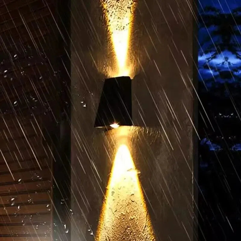 Luci solari impermeabili per esterni – Lampade a LED da parete per giardino e terrazza