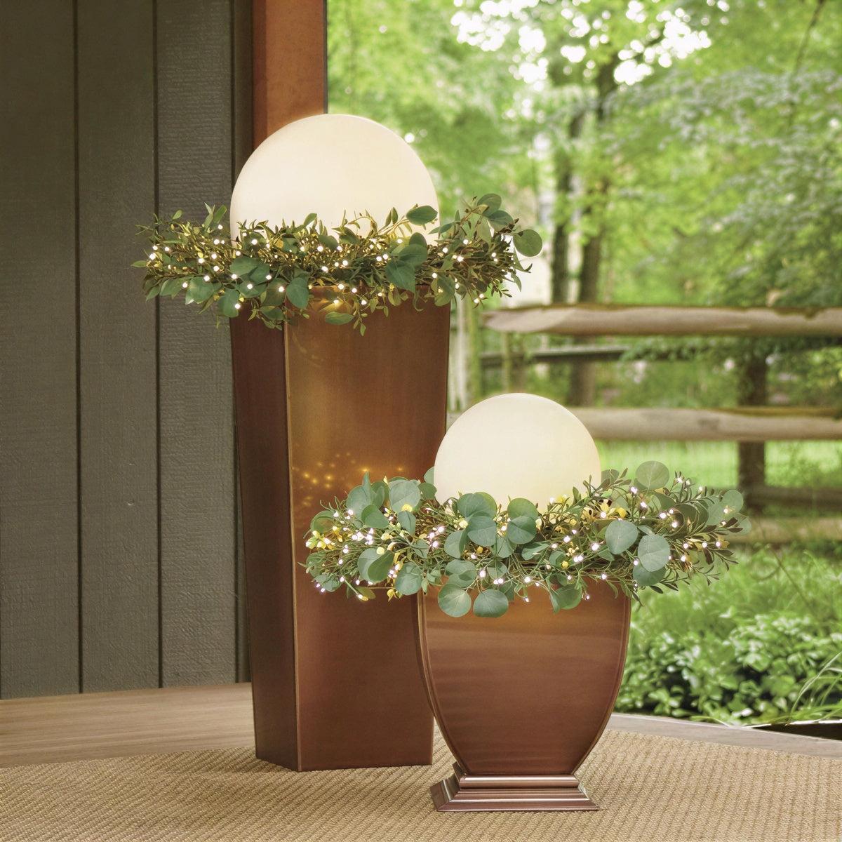 Lampade Sferiche da Esterno per Patio e Giardino con Telecomando