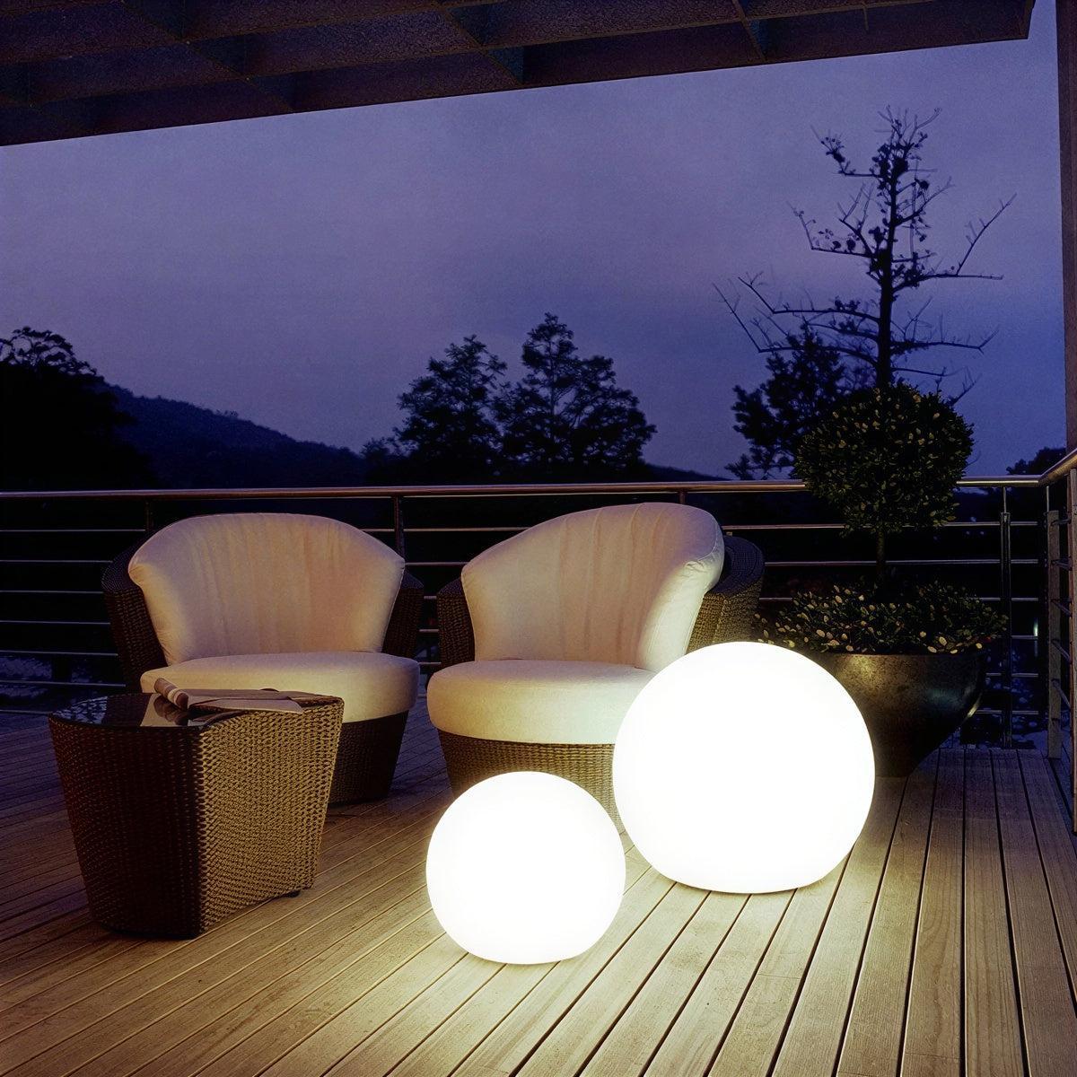 Lampade Sferiche da Esterno per Patio e Giardino con Telecomando