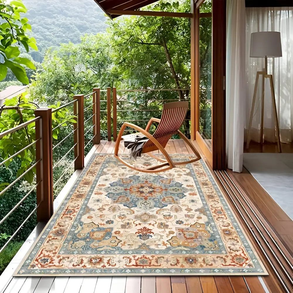 Tappeto da esterno | Retro antiscivolo in PVC | Stile nordico | FjordFloor