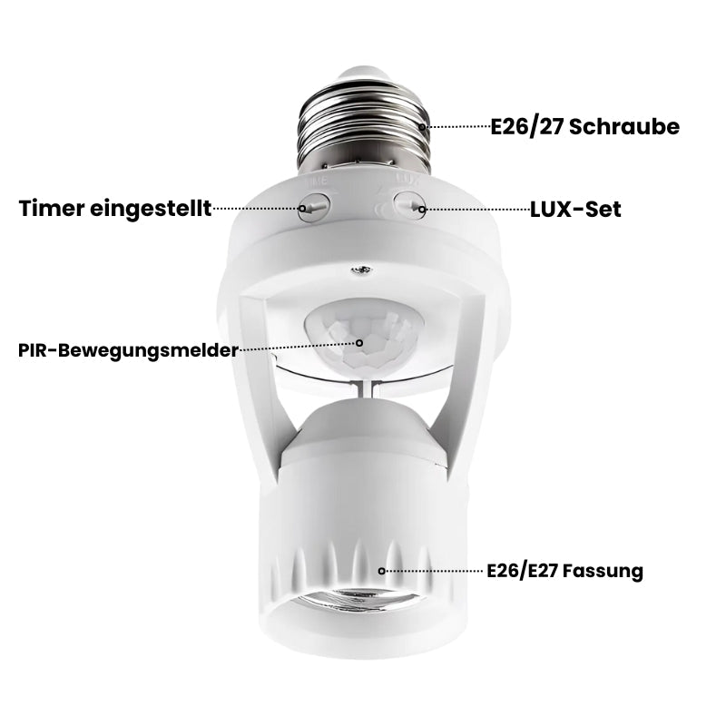 SmartLight - Adattatore con sensore di movimento | 1+1 GRATIS