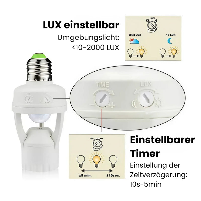 SmartLight - Adattatore con sensore di movimento | 1+1 GRATIS