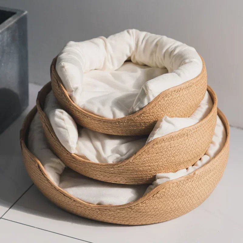 BAMBOONEST – Divano per gatti ecologico con design in cotone traspirante