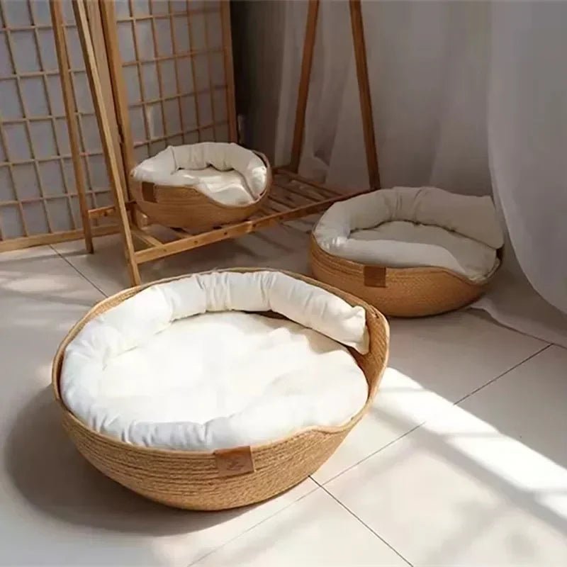BAMBOONEST – Divano per gatti ecologico con design in cotone traspirante