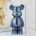 Figura Elegante di Orso per Decorazione Moderna
