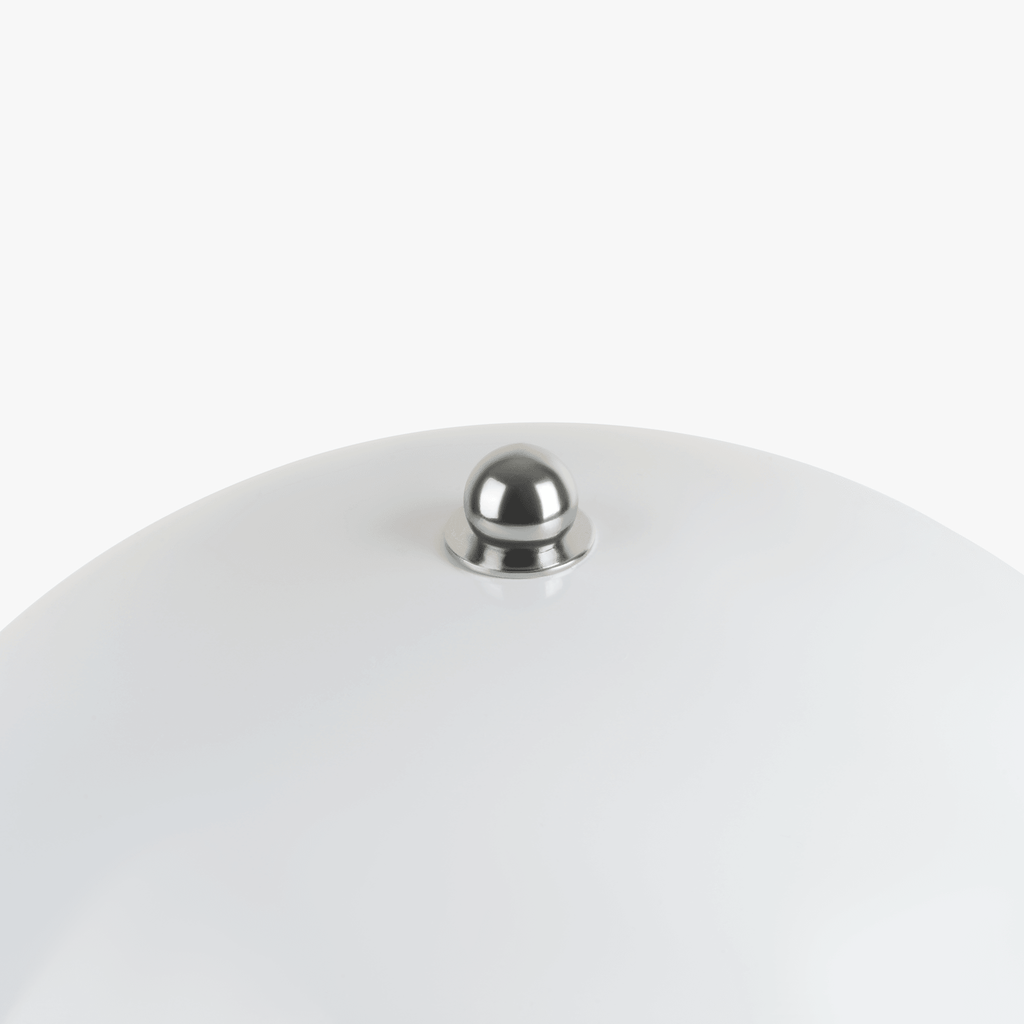 Lioraelle | Lampada da Tavolo con Finitura Lucida e Design Parabolico Scultoreo per Illuminazione Ambientale Morbida