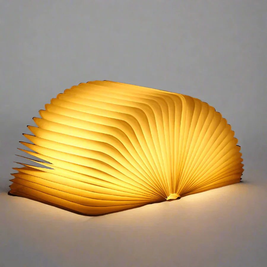 Lampada da libro pieghevole con luce LED calda - StoryGlow
