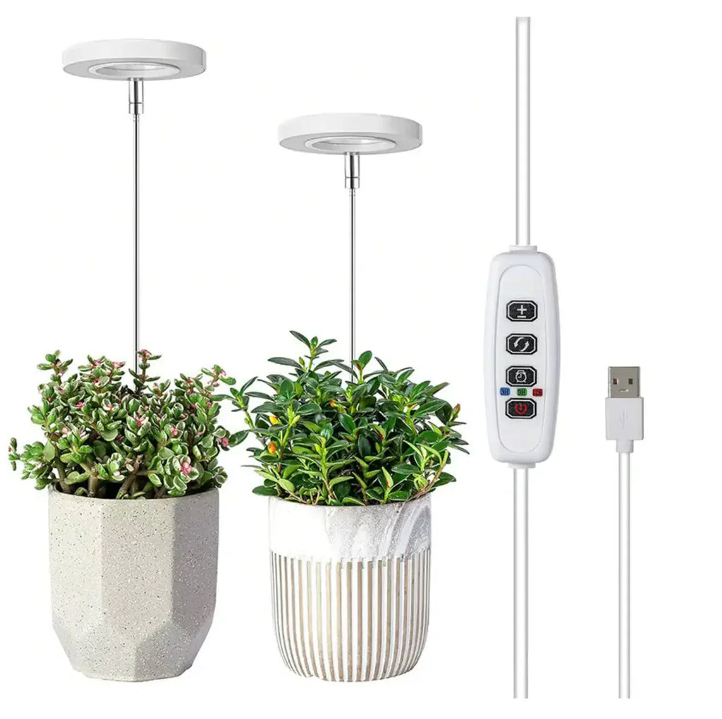 Lampada per piante | Luce di crescita a spettro completo | Timer e funzione di dimmerazione | PlantGlow