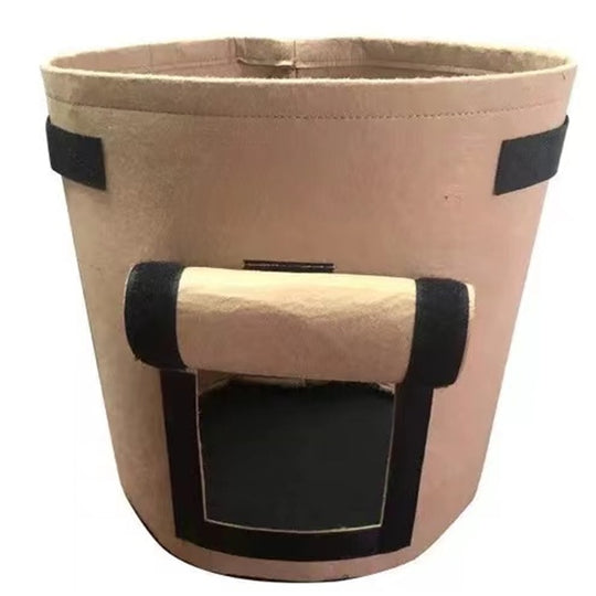 Sacco da pianta | Tessuto non tessuto traspirante | Finestra di raccolta con velcro | HarvestBag