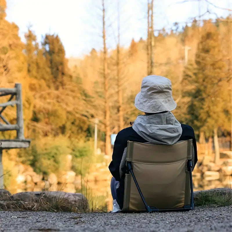 Sedia da Campeggio Pieghevole con Design Ergonomico Leggero