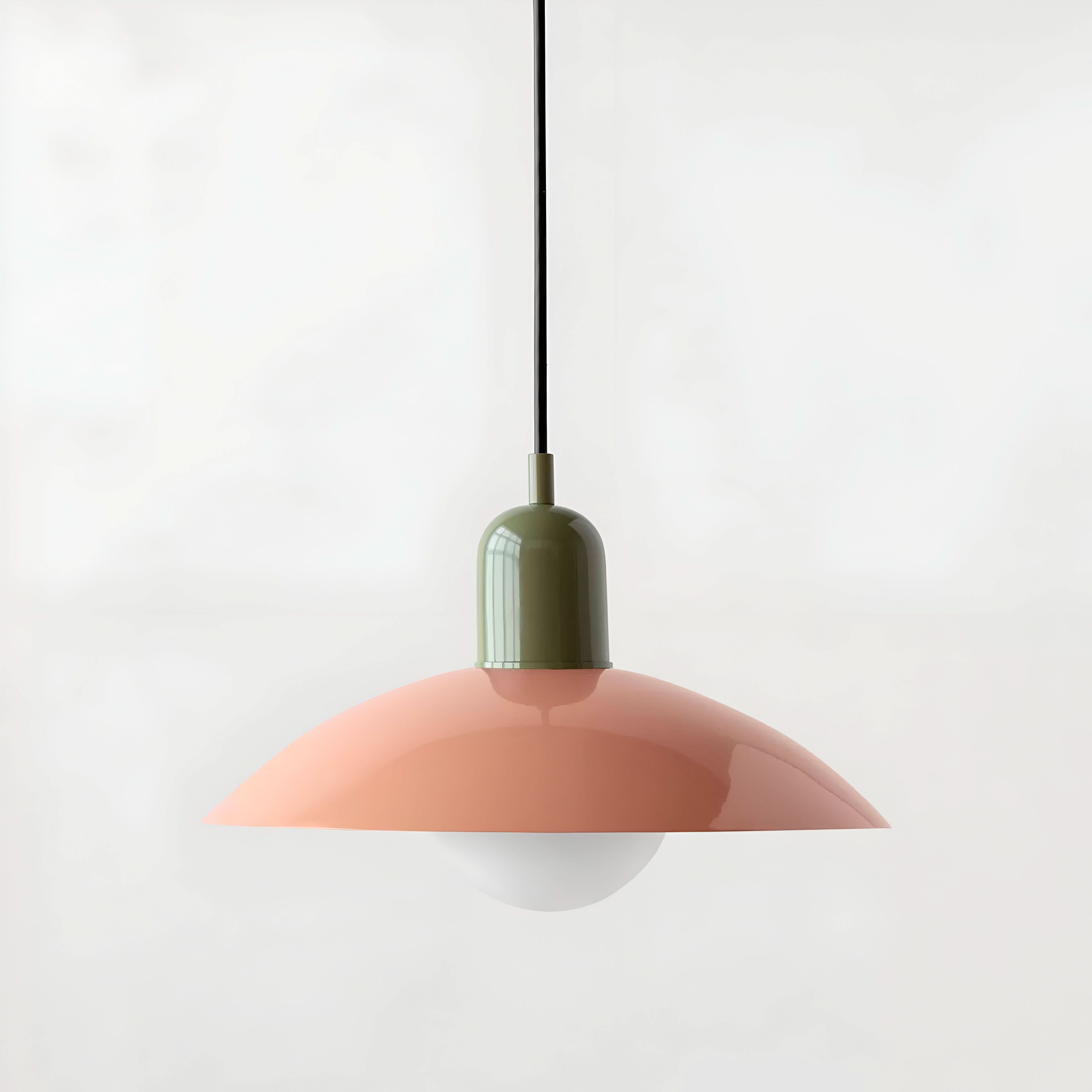 Lampada a Sospensione Modern Macaron Bauhaus – Ombra in Ferro