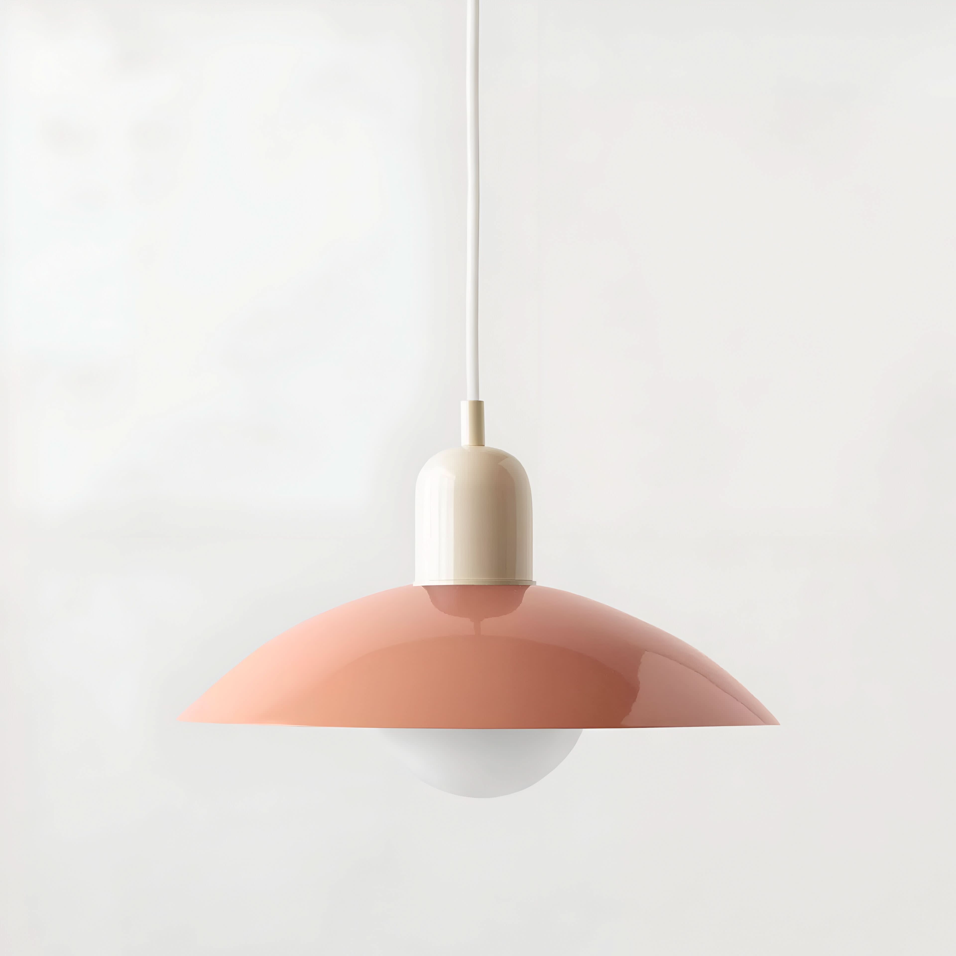 Lampada a Sospensione Modern Macaron Bauhaus – Ombra in Ferro