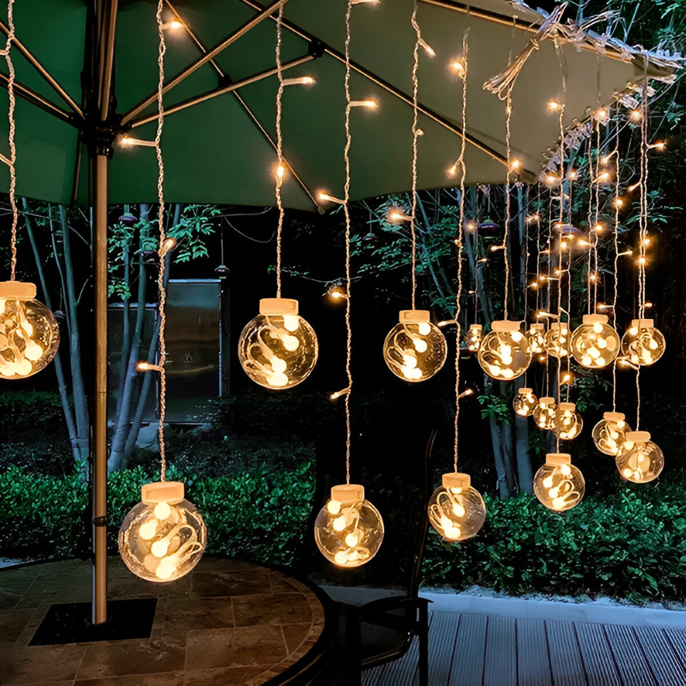 GlowSphere Solar – Magico Filo di Luci Solari