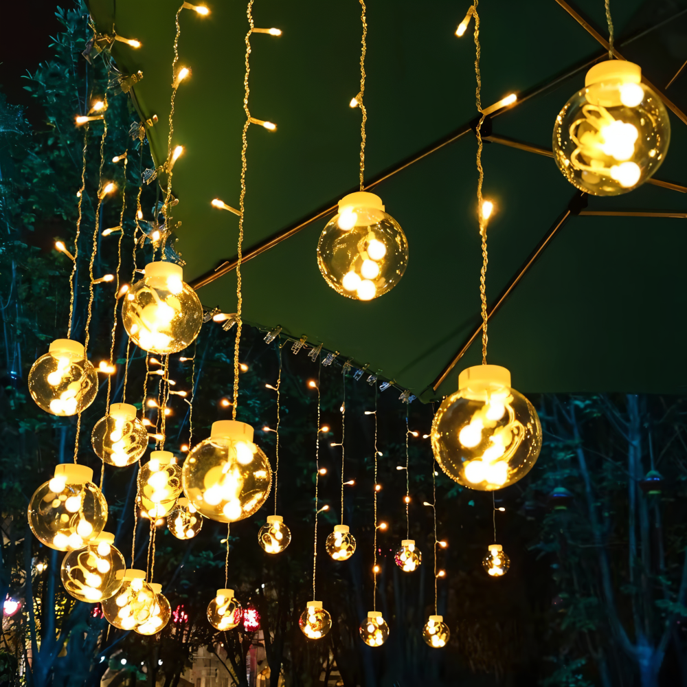 GlowSphere Solar – Magico Filo di Luci Solari