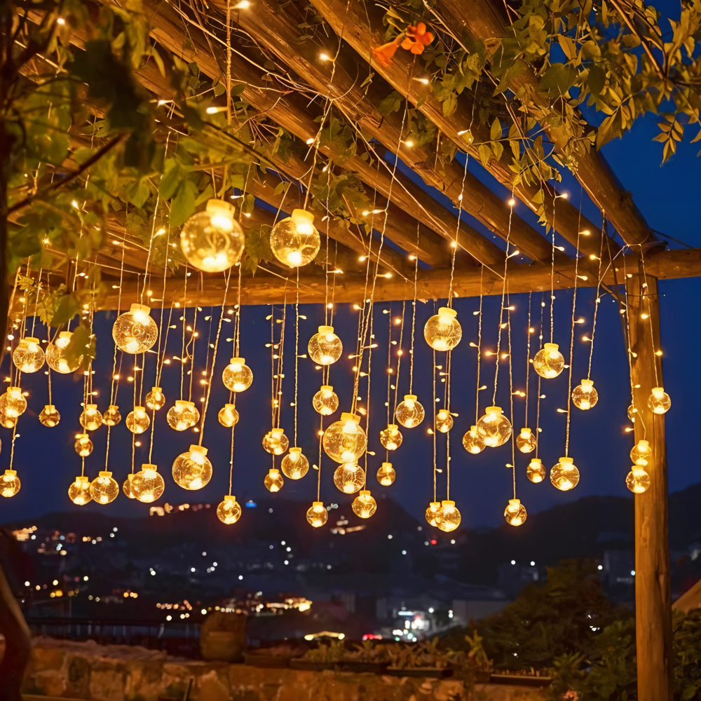 GlowSphere Solar – Magico Filo di Luci Solari