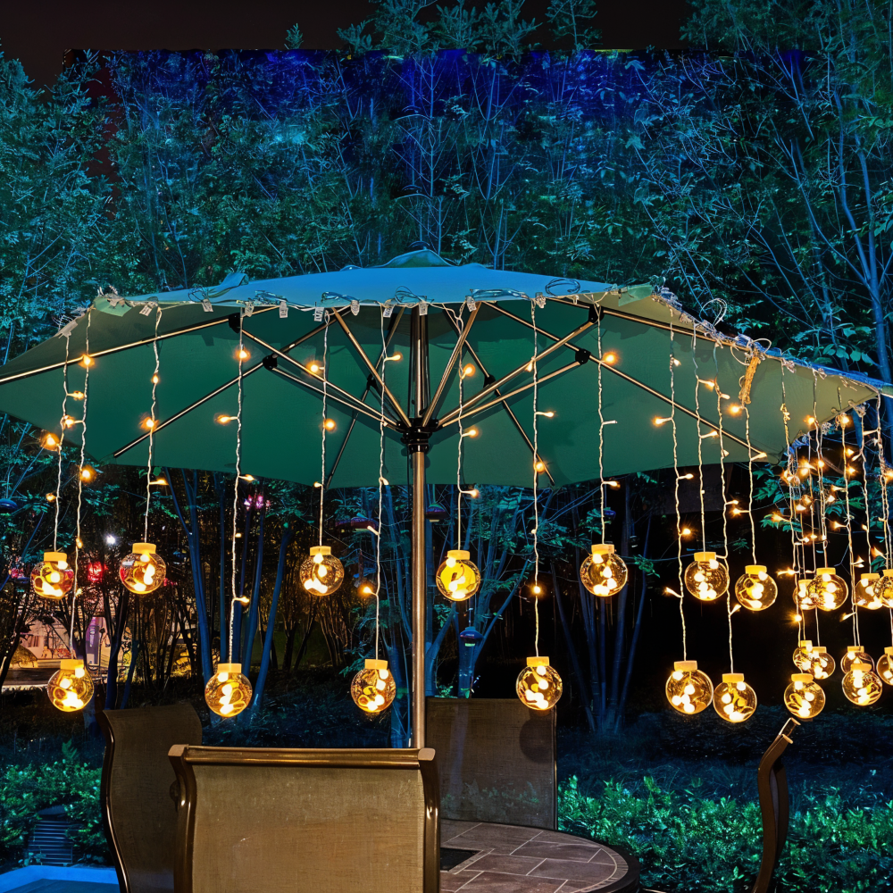 GlowSphere Solar – Magico Filo di Luci Solari