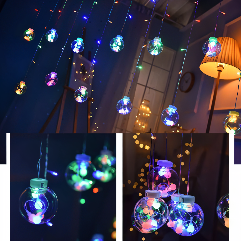 GlowSphere Solar – Magico Filo di Luci Solari