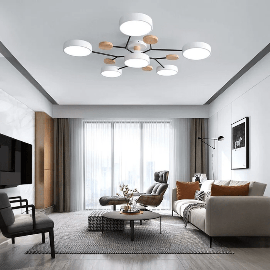 CEILUX – Moderno lampadario LED rotondo con design minimalista snello