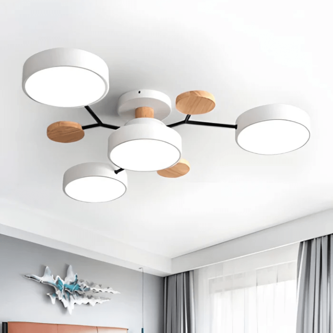 CEILUX – Moderno lampadario LED rotondo con design minimalista snello