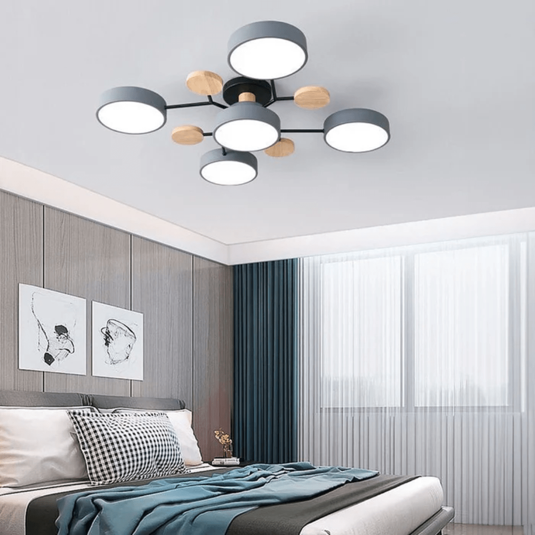 CEILUX – Moderno lampadario LED rotondo con design minimalista snello