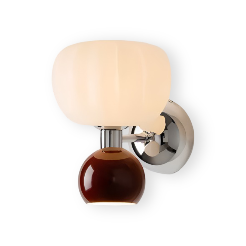 LumaPump – Lampada da Parete LED Cremosa in Design Minimalista a Forma di Pompa