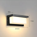 Lampada da parete LED impermeabile con sensore di movimento per esterni