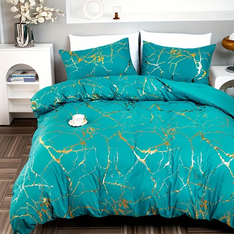 Set di Federe per Piumone Morbido di Lusso con Design Elegante