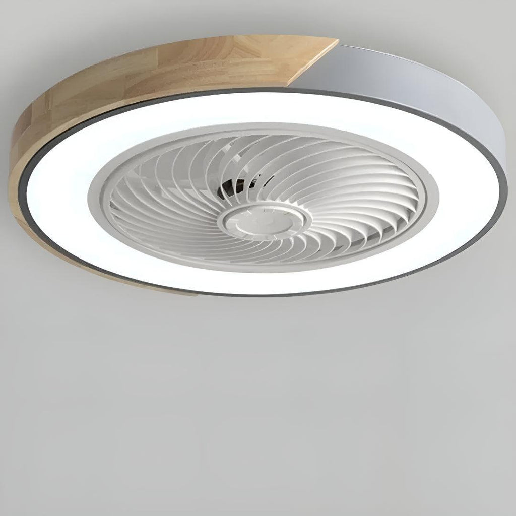 Ventilatore da soffitto a semi incasso silenzioso con telecomando