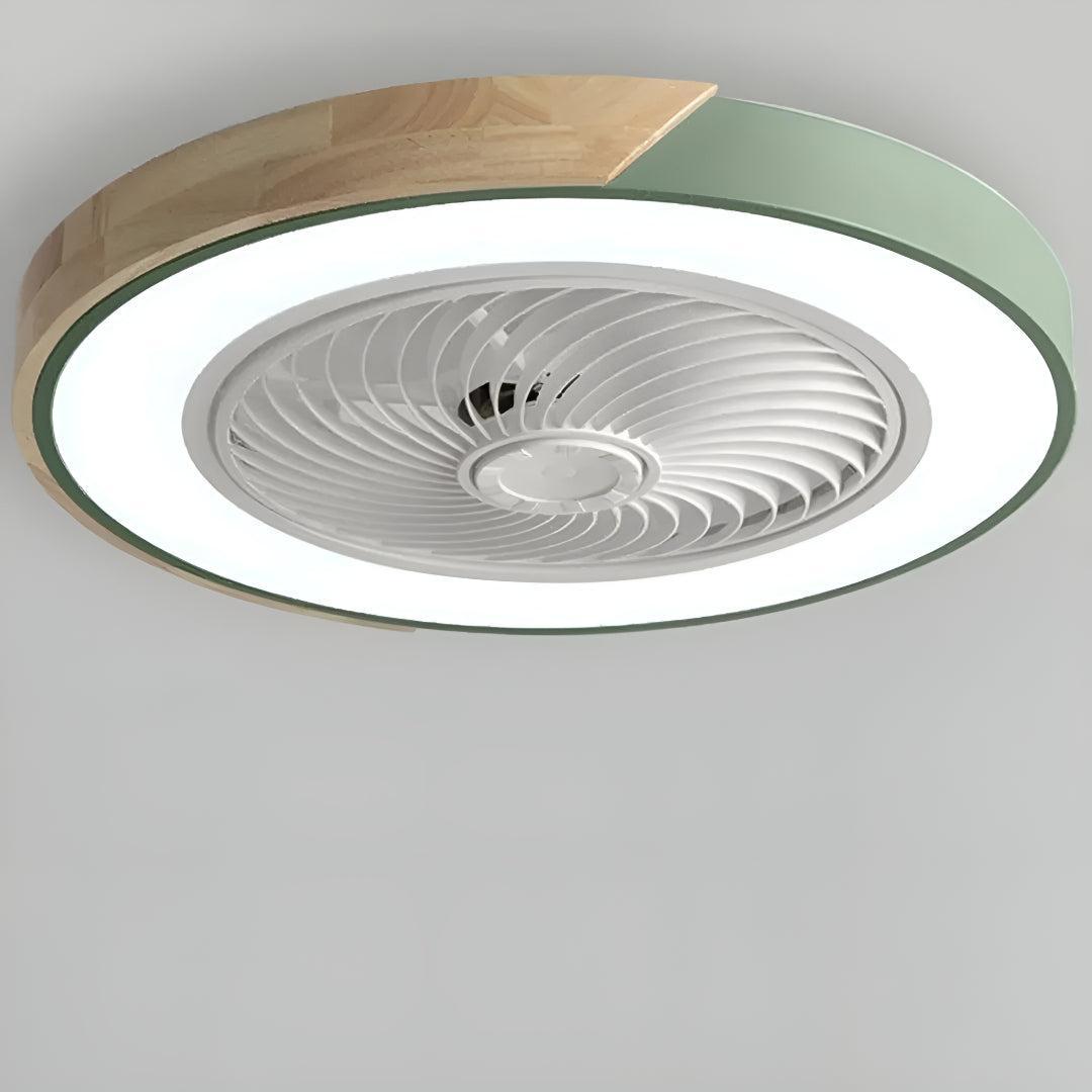 Ventilatore da soffitto a semi incasso silenzioso con telecomando