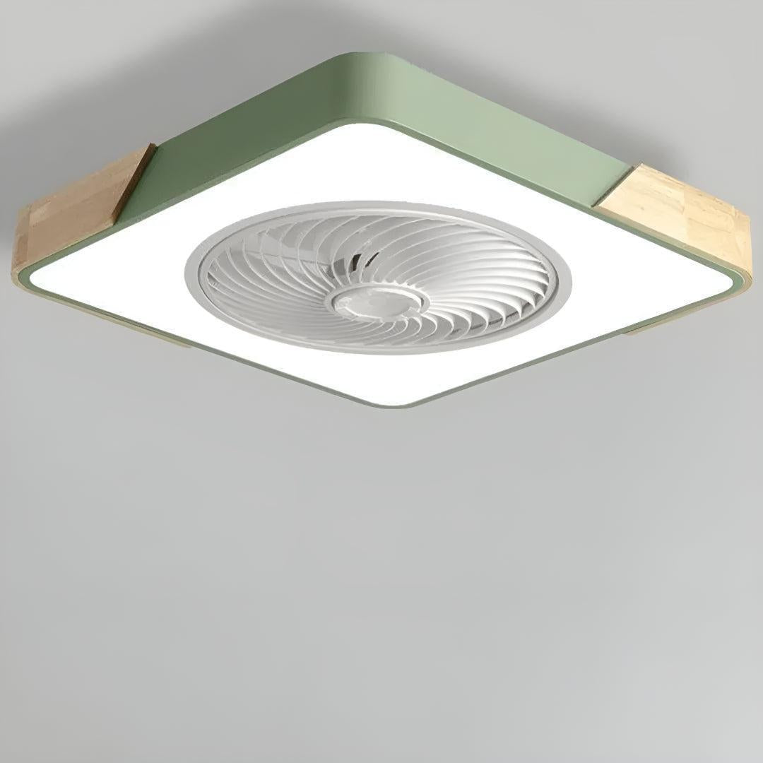 Ventilatore da soffitto a semi incasso silenzioso con telecomando