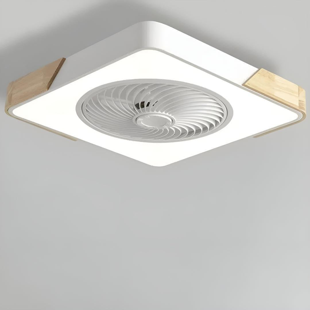 Ventilatore da soffitto a semi incasso silenzioso con telecomando