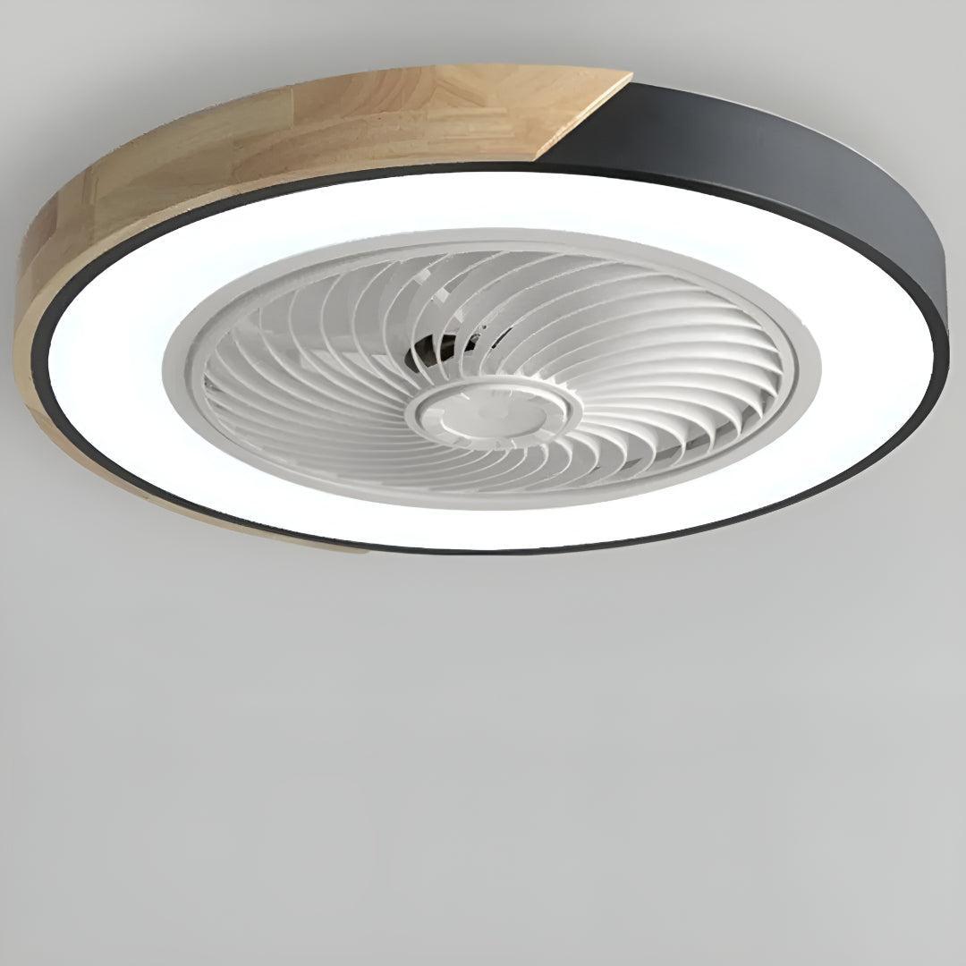 Ventilatore da soffitto a semi incasso silenzioso con telecomando