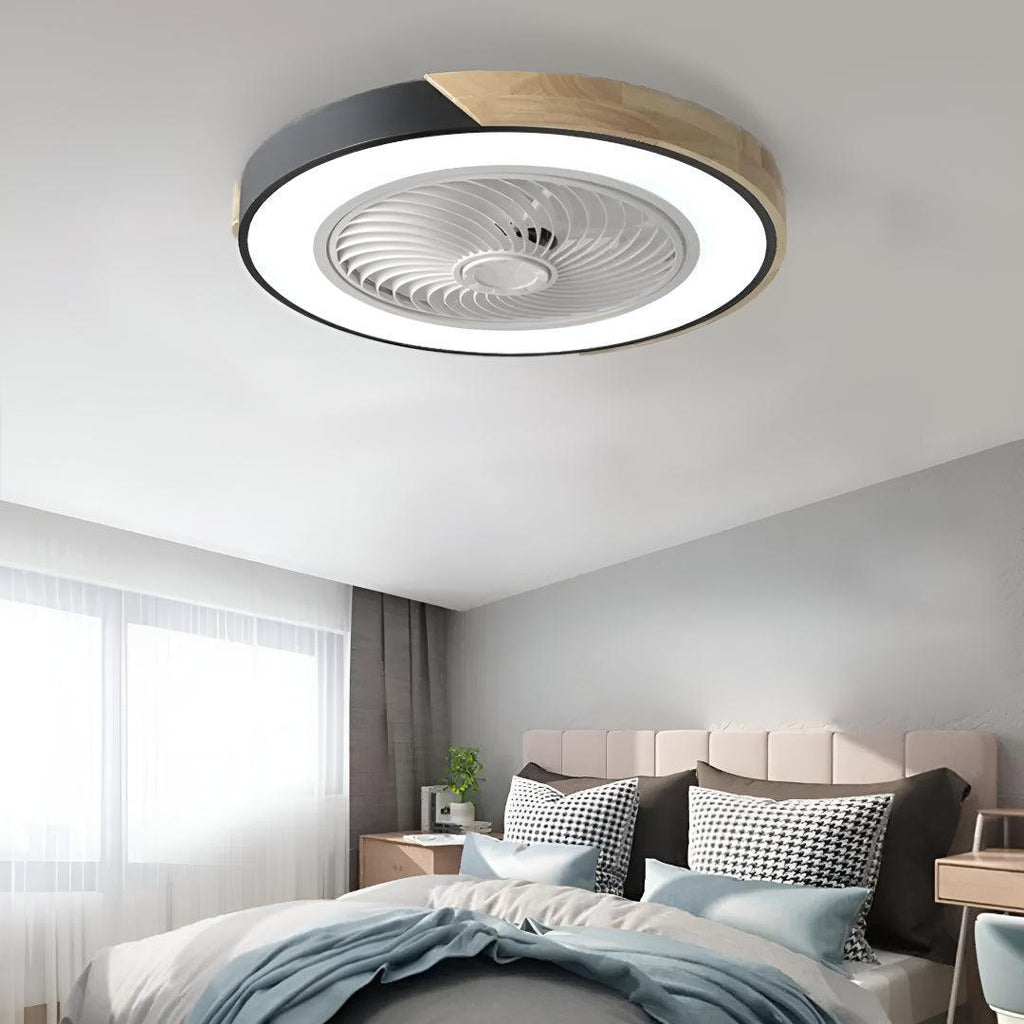 Ventilatore da soffitto a semi incasso silenzioso con telecomando