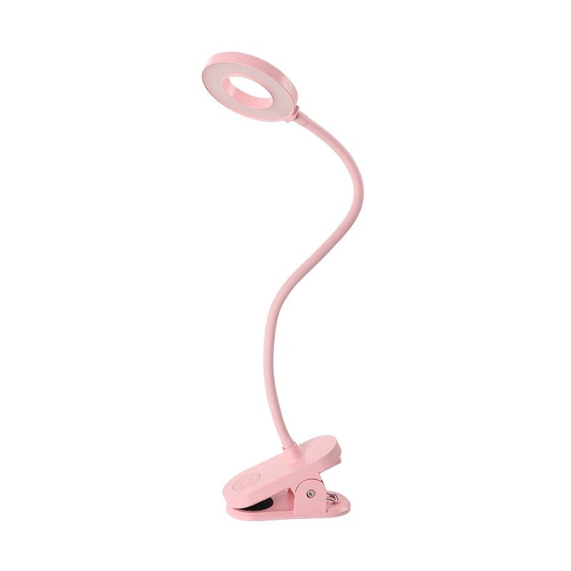 LUMICLIP – Lampada da lettura LED USB con clip, funzione dimmer e collo regolabile