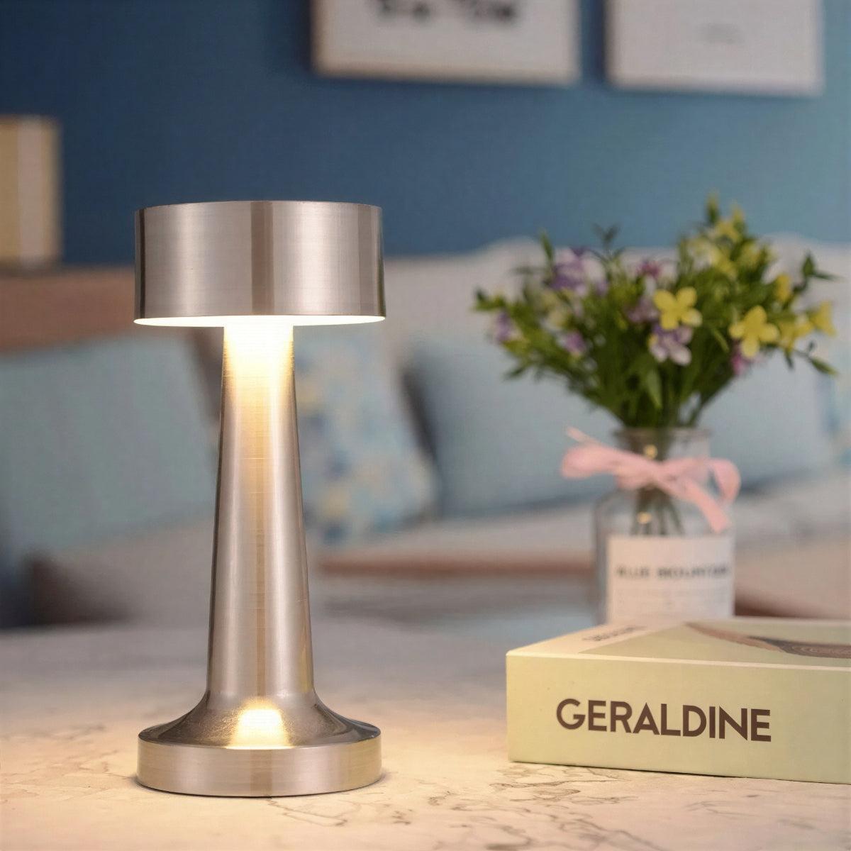 Lampada da Tavolo Ricaricabile Senza Fili con Dimming Touch
