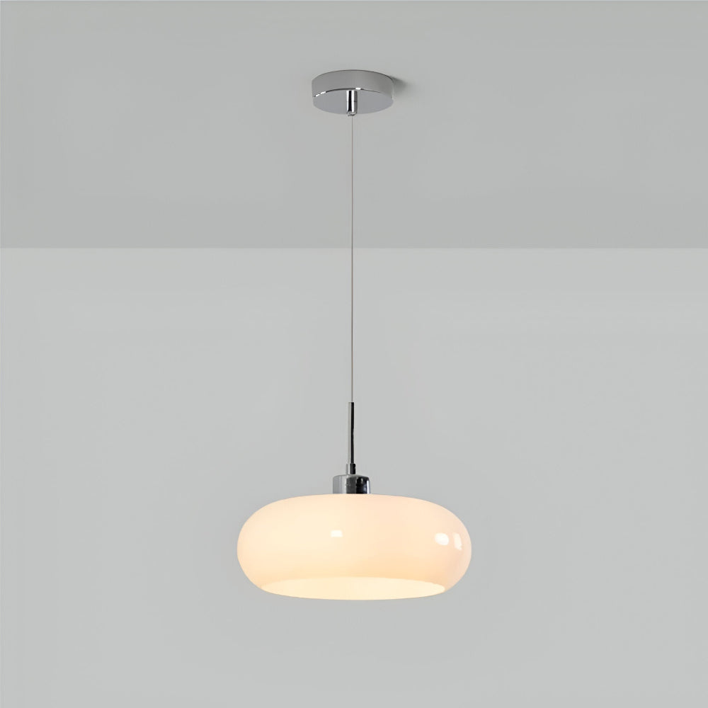 Cirquella – Lampada a sospensione in vetro soffiato retro-moderno in design circolare