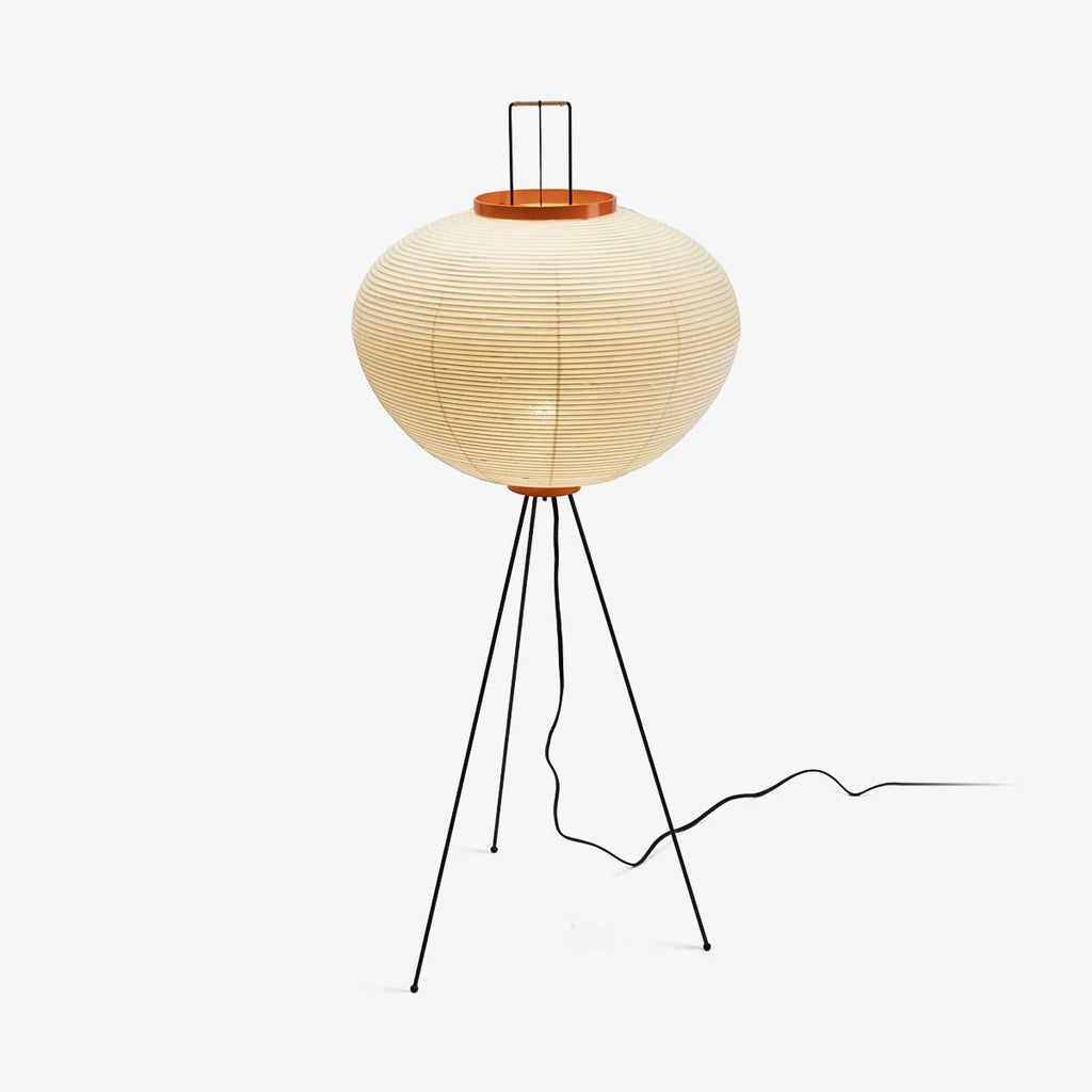 Kira | Lampada da terra in carta di riso giapponese con luce ambientale soffusa