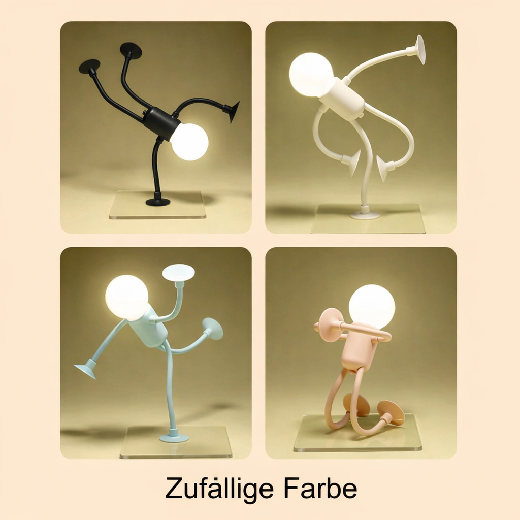 Lampada da tavolo Robot | Design divertente | Illuminazione LED | Lampada decorativa per la casa