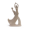 SandHeart Duo – Elegante Coppia Romantica in Resina Simile alla Arenaria