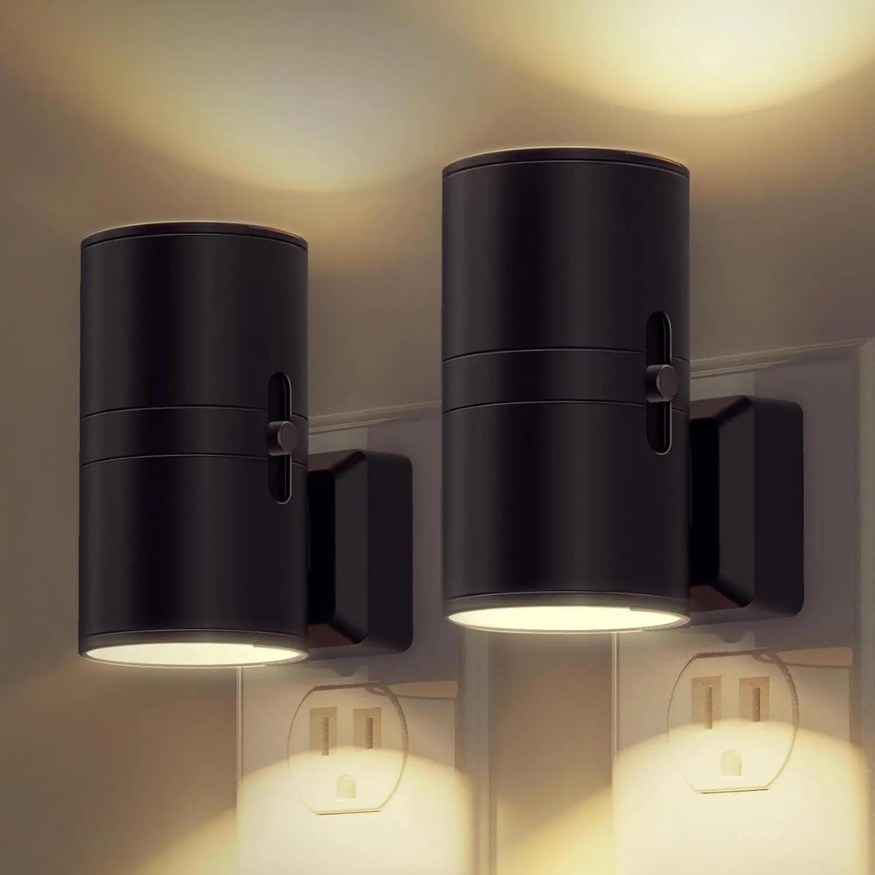 Luce notturna dimmerabile Plug-In con sensore di movimento - Luce LED per camere da letto, corridoi e scale