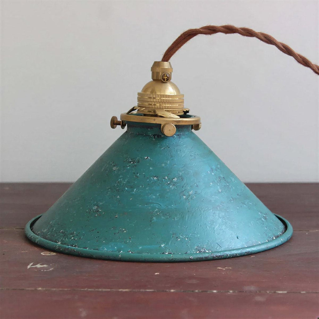 Lampada a Sospensione Rustica per Isola Cucina con Design a Cono
