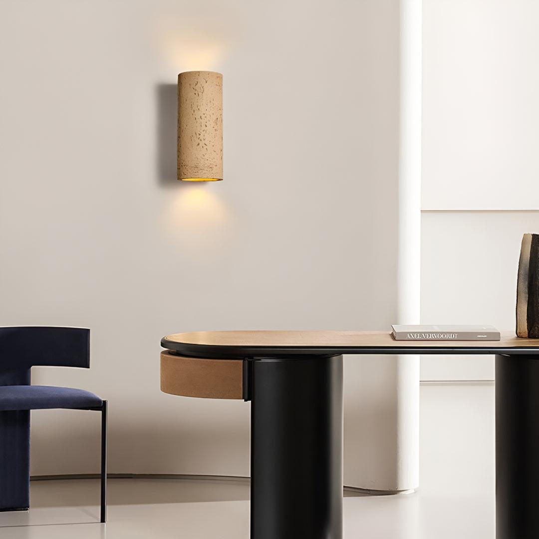 Applique da Parete in Metallo Rustico con LED Su Giù per Interni o Esterni