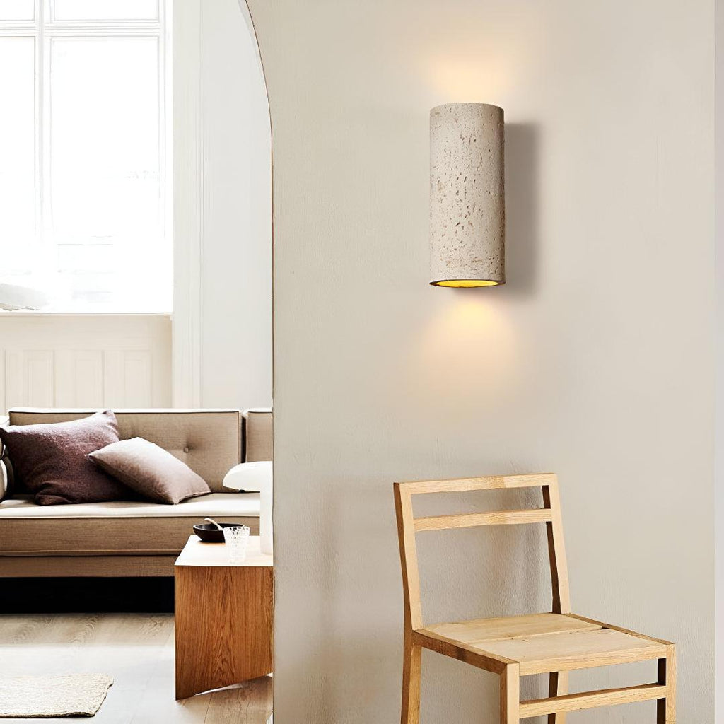 Applique da Parete in Metallo Rustico con LED Su Giù per Interni o Esterni