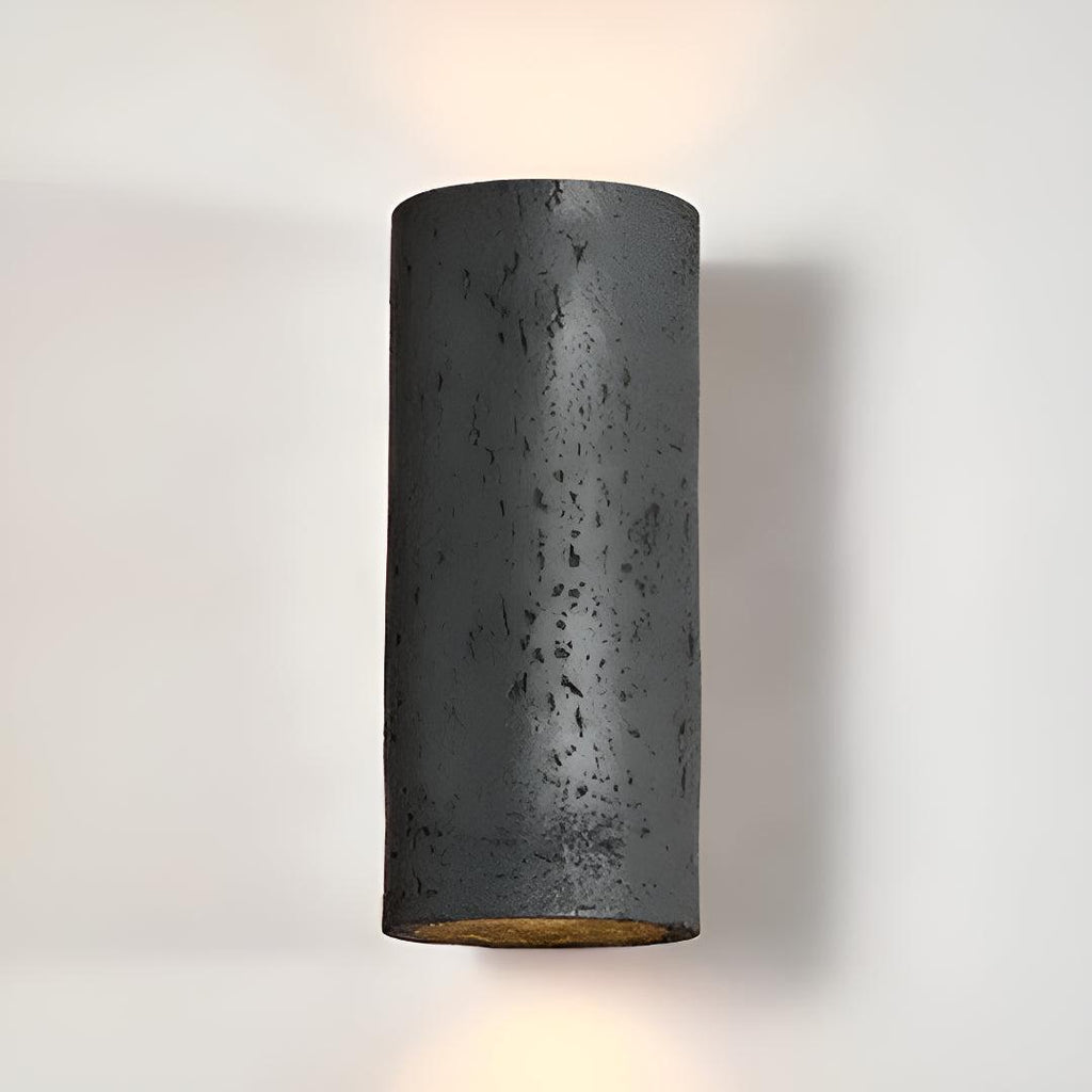 Applique da Parete in Metallo Rustico con LED Su Giù per Interni o Esterni