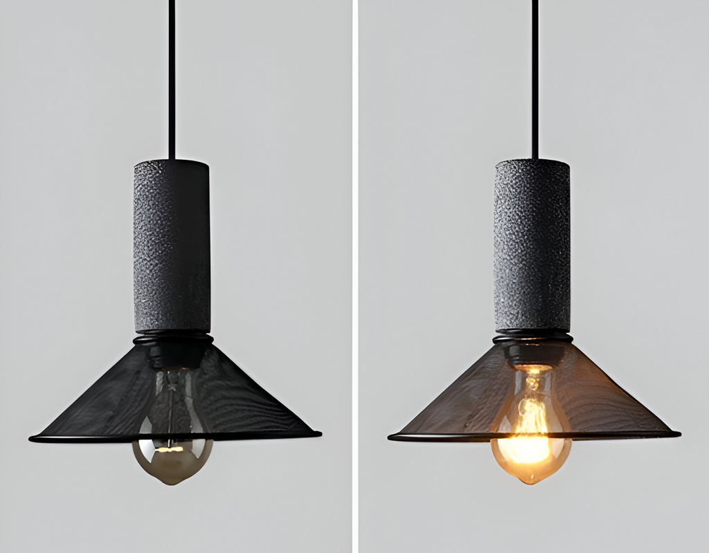 RusticStone – Lampada a sospensione rustica in design industriale moderno