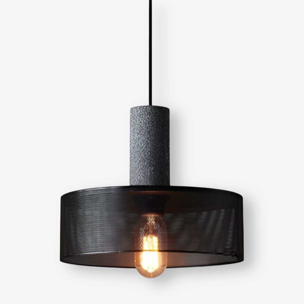 RusticStone – Lampada a sospensione rustica in design industriale moderno