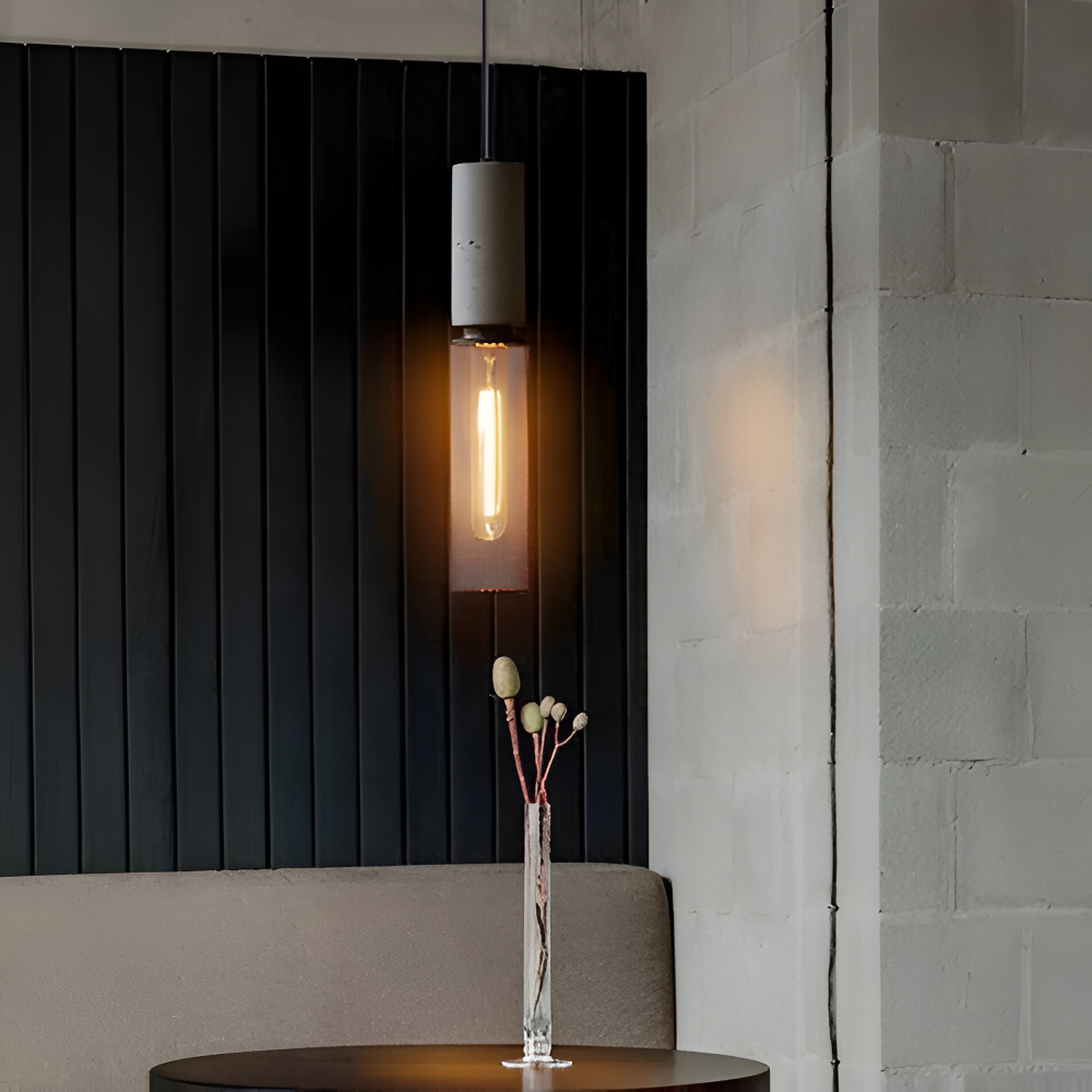 RusticStone – Lampada a sospensione rustica in design industriale moderno