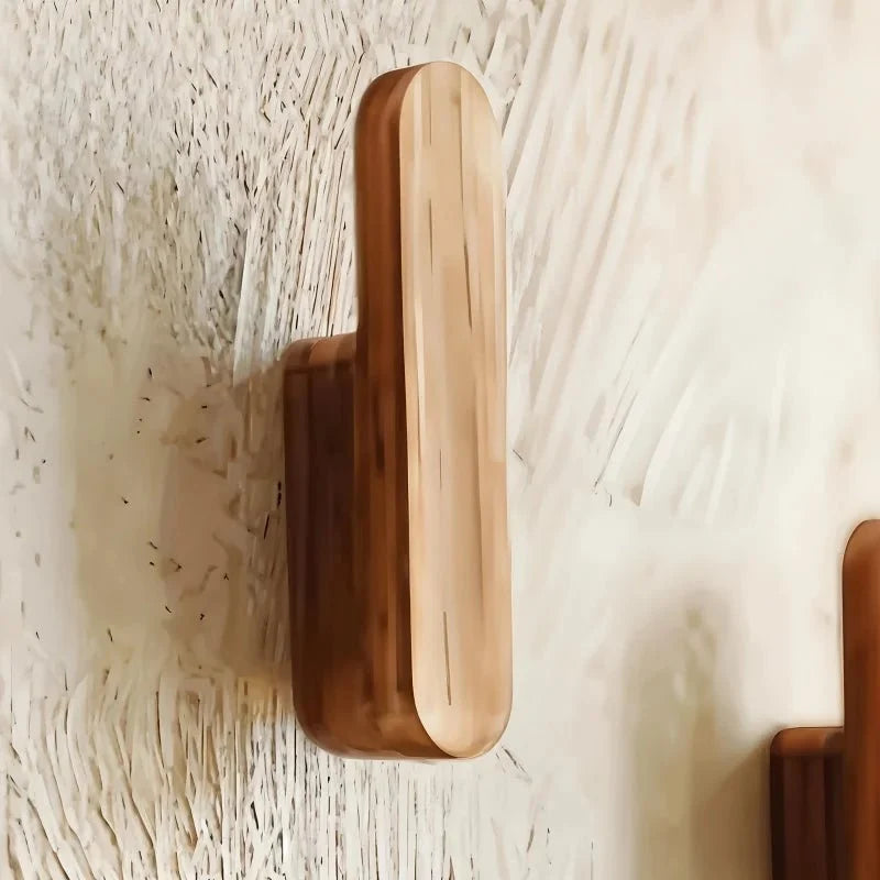 HOOKANO – Set di 4 ganci in legno per un'organizzazione pratica della parete